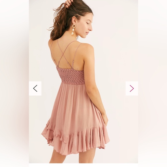 Free People Adella Slip dress in rose - Picture 5 of 12